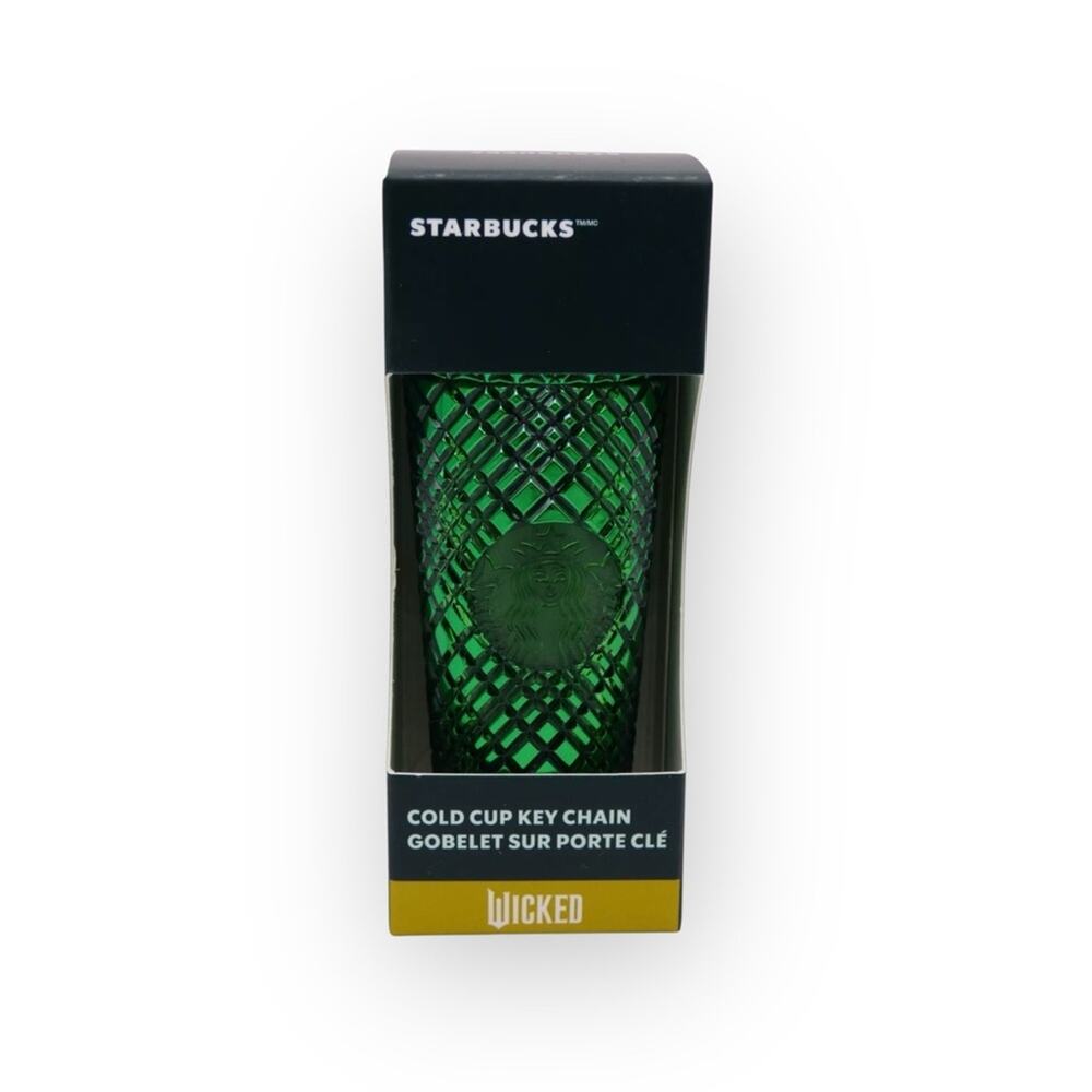 Starbucks wicked emerald city mini tumbler keychain ornament new in box